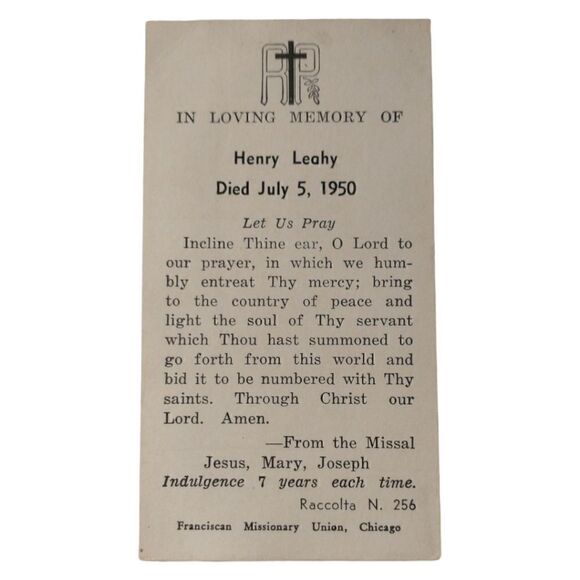Vintage Catholic Prayer Cards Lot of 4 1950s 1960s Ephemera Lithograph Booklet. - Picture 4 of 11
